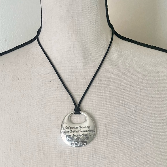 Serenity Prayer Necklace - Unisex - Picture 1 of 5